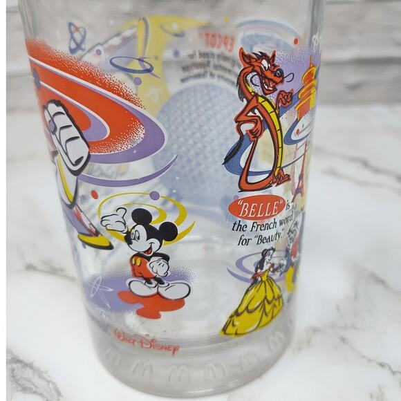 McDonald's Glass Walt Disney 100 Years of Magic - Buzz Lightyear, Aladdin, - Picture 2 of 7
